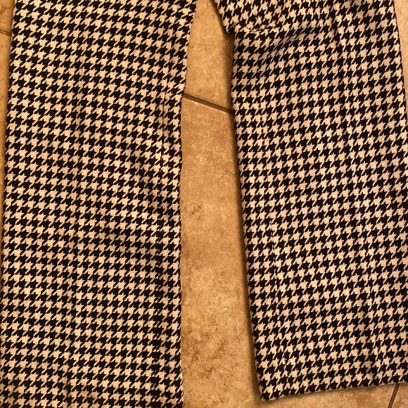 A♥️Houndstooth trouser/lined/straight leg size 6; gorgeous and fully lined! - Picture 5 of 5